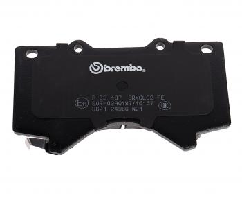 5 999 р. Колодки тормозные передние (4шт.) BREMBO Toyota Land Cruiser 200 дорестайлинг (2007-2012)  с доставкой в г. Тамбов. Увеличить фотографию 5