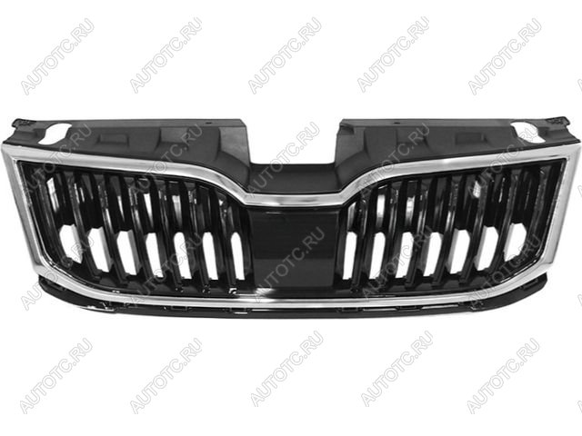 5 499 р. Решетка радиатора (пр-во Китай) BODYPARTS Skoda Octavia A7 рестайлинг универсал (2016-2020) (молдинг хром)  с доставкой в г. Тамбов