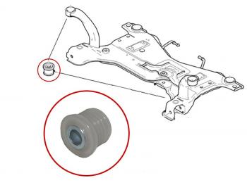 Опора двигателя передней SAT Ford C-max Mk1 рестайлинг (2007-2010)