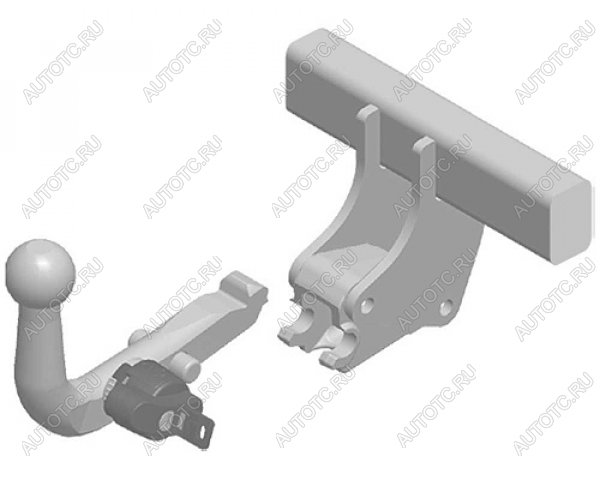 24 999 р.  Фаркоп (быстросъемное крепление шара) Galia  BMW 2 серия  F45 - X1  F48 (оцинкованный, шар А40H (AK4, W6, BMA))  с доставкой в г. Тамбов