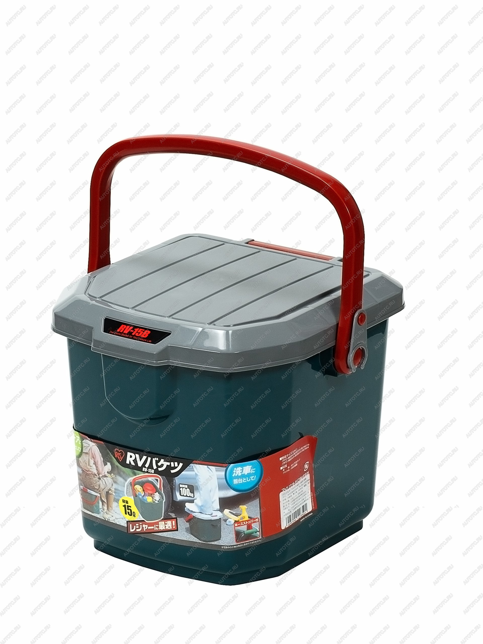 1 569 р. Ящик экспедиционный IRIS RV BOX Bucket 15B, 15 литров 34x32x28 см. (уценка)  bucket 15b_u  с доставкой в г. Тамбов