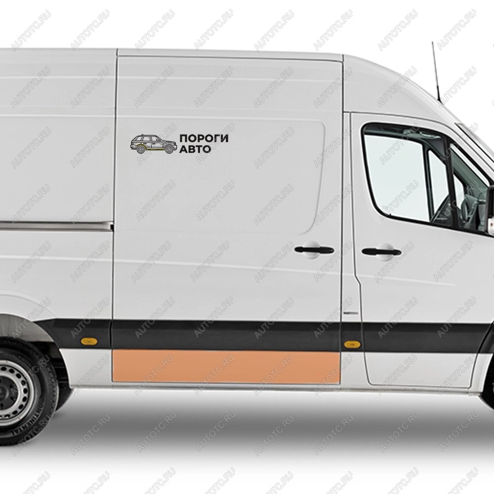 3 899 р. Пенка откатной двери Mercedes Sprinter 906 mini  Пороги-Авто kvxty  с доставкой в г. Тамбов