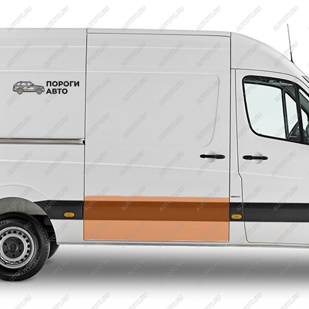 6 799 р. Пенка откатной двери увеличенная Mercedes Sprinter 906 super mini  Пороги-Авто xiuec  с доставкой в г. Тамбов