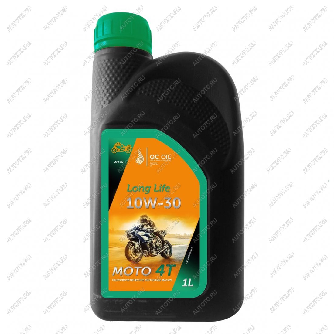 2 999 р. Моторное масло 10W-30 МОТО 4Т QC OIL Long Life полусинтетическое плакирующее , канистра 1л QC OIL qcllm10w30p1  с доставкой в г. Тамбов