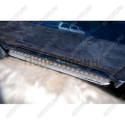 35 549 р. Пороги труба с листом SLITKOFF  Hyundai Tucson  TL (2015-2018) дорестайлинг (Лист нержавейка, профиль нержавейка)  с доставкой в г. Тамбов