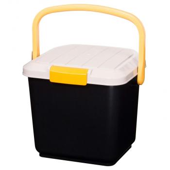 2 029 р. Ящик экспедиционный IRIS RV BOX Bucket 15B, 15 литров 34x32x28 см., бежевыйчерный  bucket 15bh  с доставкой в г. Тамбов. Увеличить фотографию 3