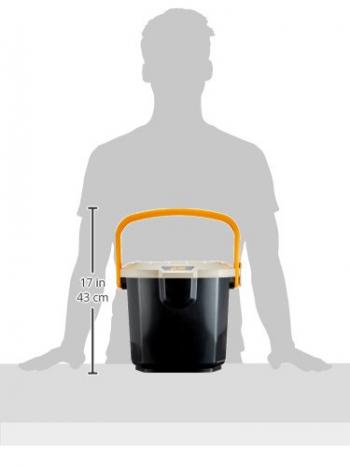2 029 р. Ящик экспедиционный IRIS RV BOX Bucket 15B, 15 литров 34x32x28 см., бежевыйчерный  bucket 15bh  с доставкой в г. Тамбов. Увеличить фотографию 4
