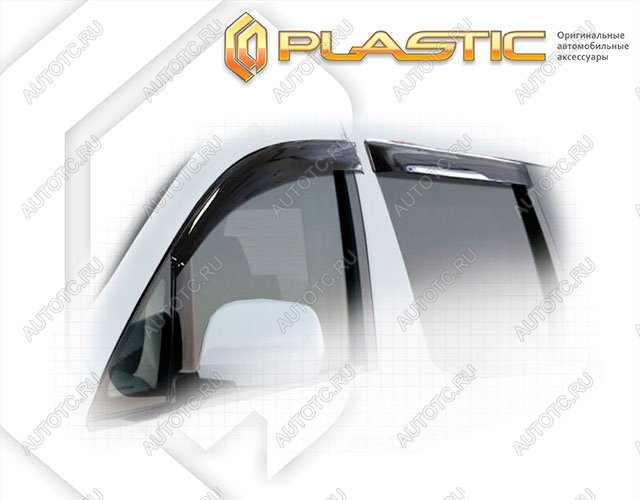 3 079 р. Ветровики дверейClassic полупрозрачныйToyotaAlphard 2003–2008Chrome molding=120,  2010030303000  с доставкой в г. Тамбов