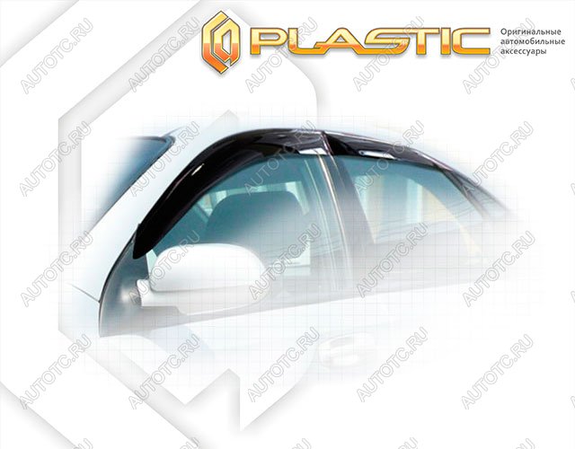 2 699 р. Ветровики дверейClassic полупрозрачныйChevroletLacetti седан2004–н.в.J200Chrome molding=120,  2010030301358  с доставкой в г. Тамбов