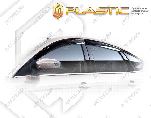2 699 р. Ветровики дверейClassic полупрозрачныйFordFocus 3 хэтчбэк2011–2015Chrome molding=120,  2010030305912  с доставкой в г. Тамбов