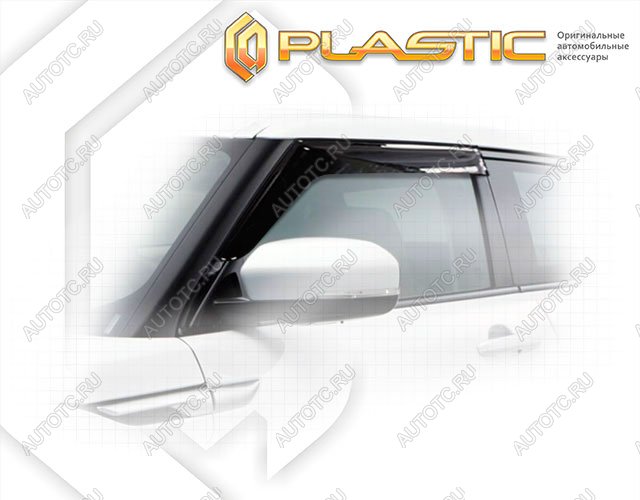 2 699 р. Ветровики дверейClassic полупрозрачныйLand RoverRange Rover Evoque 3 Door2011-2018Chrome molding=120,  2010030306254  с доставкой в г. Тамбов