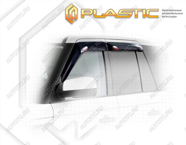 2 969 р. Ветровики дверейClassic полупрозрачныйLand RoverRange Rover Sport 2005-2013Chrome molding=120,  2010030306278  с доставкой в г. Тамбов