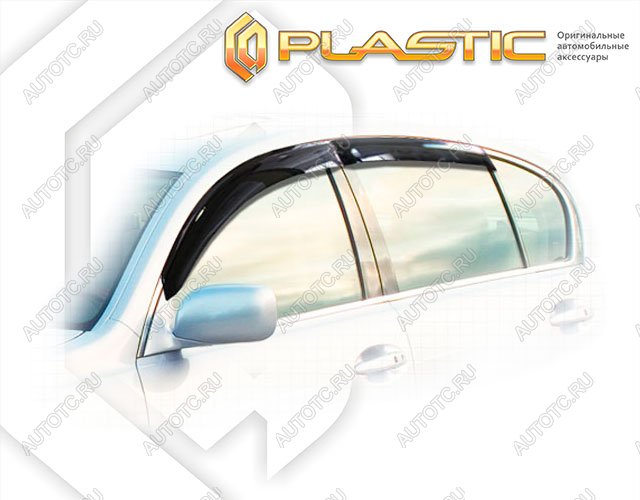 2 699 р. Ветровики дверейClassic полупрозрачныйLexusGS 2005-2011Chrome molding=120,  2010030303680  с доставкой в г. Тамбов