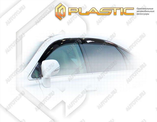 2 799 р. Ветровики дверейClassic полупрозрачныйLexusRX 2009-2015Chrome molding=120,  2010030305011  с доставкой в г. Тамбов