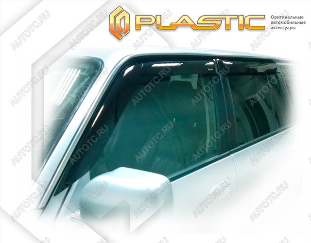 3 079 р. Ветровики дверейClassic полупрозрачныйNissanPatrol 2005-2010Y61Chrome molding=120,  2010030300573  с доставкой в г. Тамбов