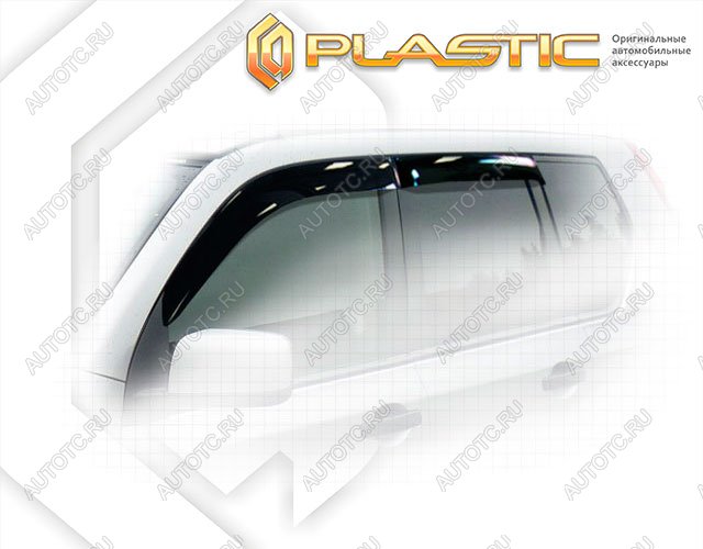 2 969 р. Ветровики дверейClassic полупрозрачныйNissanX-Trail 2011–2015T31Chrome molding=120,  2010030309477  с доставкой в г. Тамбов