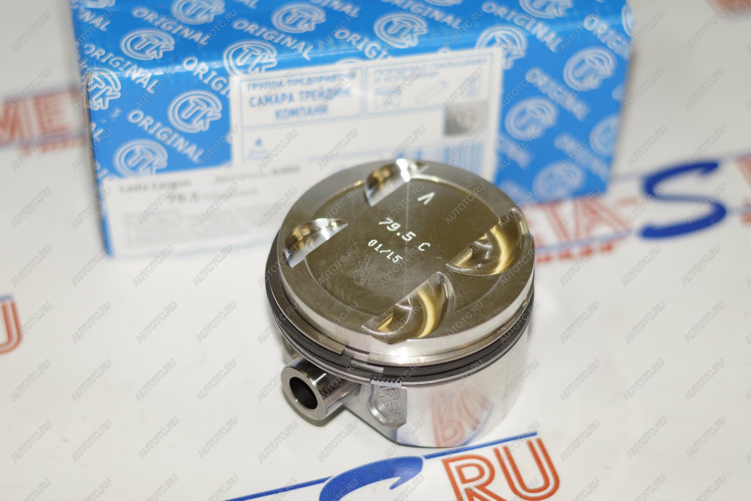 6 199 р. Поршни K4M СТК 79,5 (безвтык 16-кл Lada Largus, Renault Sandero, Duster, Megane) СТК 688247304  с доставкой в г. Тамбов