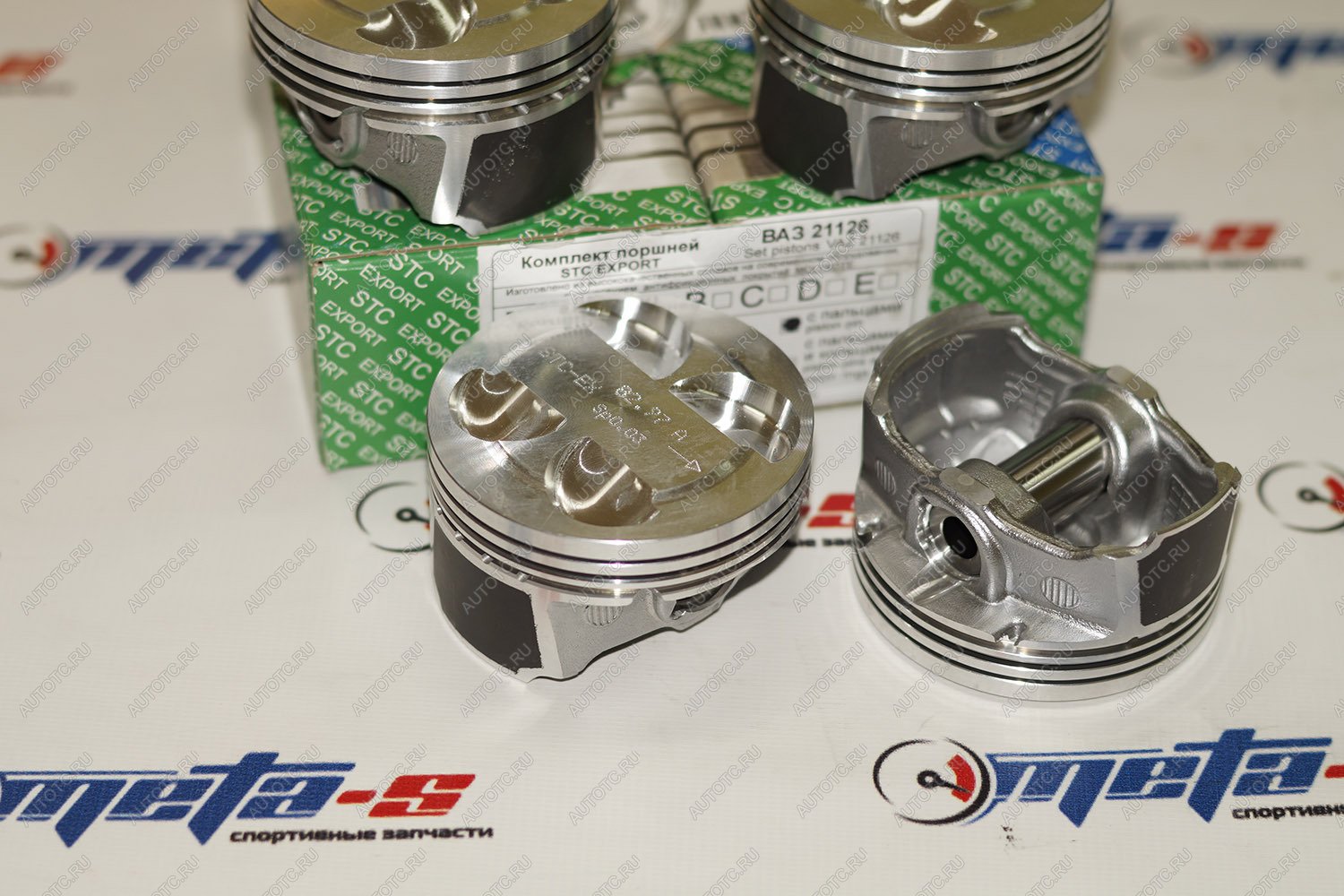 3 399 р. Поршни 21126 СТК 83,0 (Export, безвтык) СТК 688245915  с доставкой в г. Тамбов