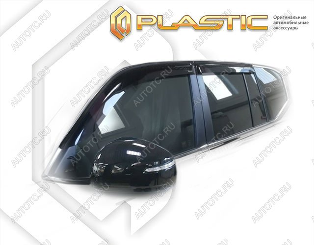 2 969 р. Ветровики дверей Classic полупрозрачный CA Plastic на Lexus LX600 IV поколение, джип/suv 5 дв.   2021 - н.в.  с доставкой в г. Тамбов
