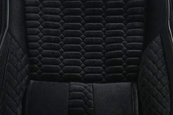 4 399 р. Каркасные накидки для сидений автомобиля из велюра Comfort Черный Seintex 317888  с доставкой в г. Тамбов. Увеличить фотографию 4