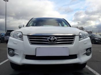 2 499 р. Защита радиатора Стрелка11 Стандарт  Toyota RAV4  XA30 (2010-2013) 5 дв. 2-ой рестайлинг, 5 дв. удлиненный 2-ой рестайлинг (черная)  с доставкой в г. Тамбов. Увеличить фотографию 2