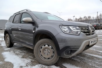 6 949 р. Защитные накладки на арки Petroil Tuning Renault Duster HM (2020-2024) (Текстурная поверхность (шагрень))  с доставкой в г. Тамбов. Увеличить фотографию 2