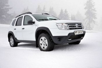 5 999 р. Комплект накладок на колёсные арки Petroil Tuning Renault Duster HS рестайлинг (2015-2021) (Текстурная поверхность)  с доставкой в г. Тамбов. Увеличить фотографию 3