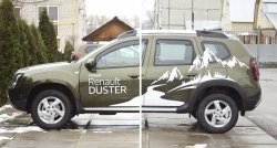 7 399 р. Накладки на колёсные арки RA Renault Duster HS рестайлинг (2015-2021) (Неокрашенные)  с доставкой в г. Тамбов. Увеличить фотографию 2