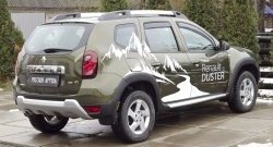 7 399 р. Накладки на колёсные арки RA Renault Duster HS рестайлинг (2015-2021) (Неокрашенные)  с доставкой в г. Тамбов. Увеличить фотографию 5