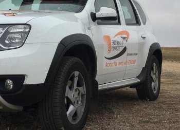 7 649 р. Накладки на колесные арки Артформ Renault Duster HS рестайлинг (2015-2021)  с доставкой в г. Тамбов. Увеличить фотографию 3