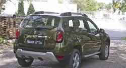 1 599 р. Защитная накладка на задний бампер RA v4  Renault Duster  HS (2015-2021) рестайлинг  с доставкой в г. Тамбов. Увеличить фотографию 2