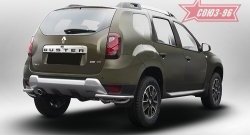 8 189 р. Угловая защита заднего бампера диаметром трубы 42 мм SOUZ-96 Renault Duster HS рестайлинг (2015-2021)  с доставкой в г. Тамбов. Увеличить фотографию 1