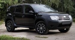 8 599 р. Накладки арок RA (комплект) Renault Duster HS дорестайлинг (2010-2015) (Поверхность шагрень)  с доставкой в г. Тамбов. Увеличить фотографию 2