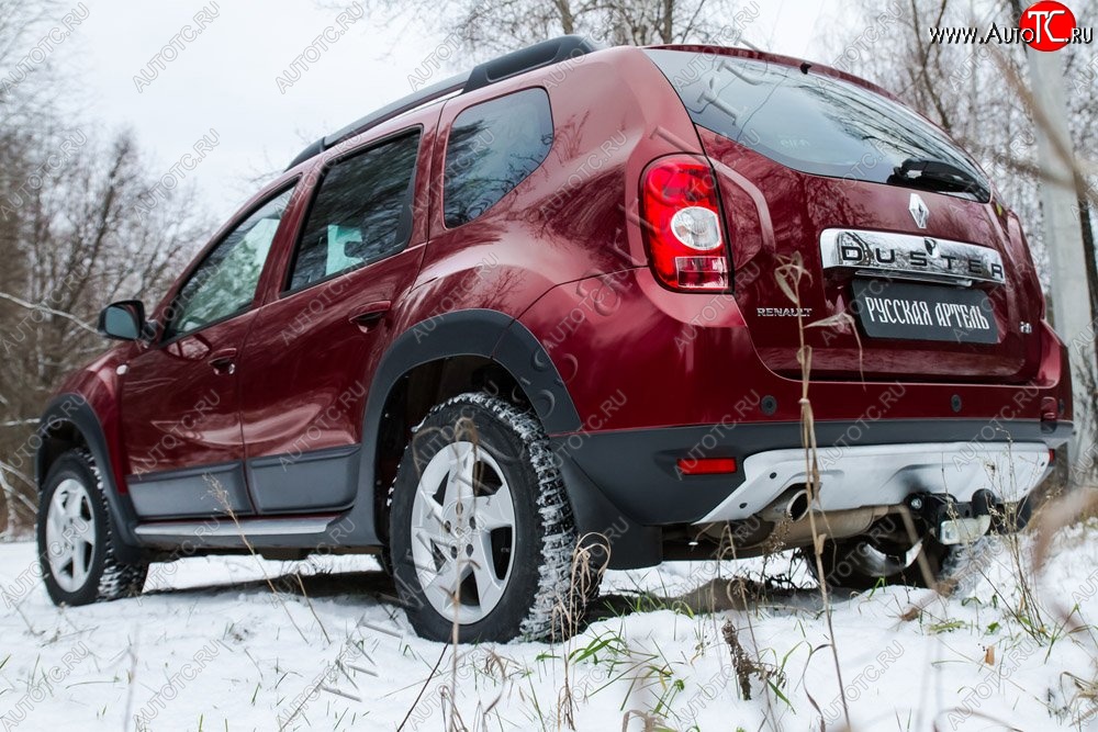 7 999 р. Диффузор заднего бампера RA Renault Duster HS дорестайлинг (2010-2015)  с доставкой в г. Тамбов