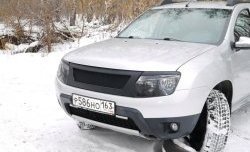 4 599 р. Решётка радиатора DM-Style Renault Duster HS дорестайлинг (2010-2015) (Без сетки, Неокрашенная глянец (под окраску))  с доставкой в г. Тамбов. Увеличить фотографию 2