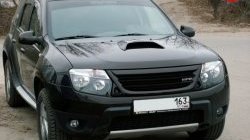 4 399 р. Решётка радиатора Next №2 Renault Duster HS рестайлинг (2015-2021) (Неокрашенная)  с доставкой в г. Тамбов. Увеличить фотографию 2