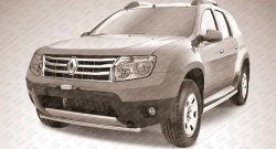 Одинарная защита переднего бампера диаметром 42 мм Slitkoff Renault (Рено) Duster (Дастер)  HS (2010-2015) HS дорестайлинг