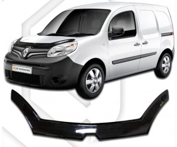 Дефлектор капота CA-Plastiс exclusive Renault (Рено) Kangoo (Кангу)  KW0 (2013-2016) KW0 рестайлинг