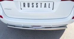 18 549 р. Защита заднего бампера (Ø75x42 мм, нержавейка) Russtal Renault Koleos 1 Phase 2 (2011-2013)  с доставкой в г. Тамбов. Увеличить фотографию 4