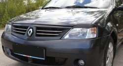 489 р. Реснички RA на фары Renault Logan 1 рестайлинг (2010-2016) (Неокрашенные)  с доставкой в г. Тамбов. Увеличить фотографию 1