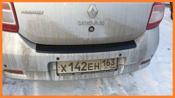 1 089 р. Накладка защитная на задний бампер Yuago Renault Logan 2 рестайлинг (2018-2024)  с доставкой в г. Тамбов. Увеличить фотографию 4