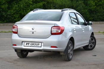 6 449 р. Рейлинги Petroil Tuning Комфорт Renault Logan 2 дорестайлинг (2014-2018) (Серебристый муар)  с доставкой в г. Тамбов. Увеличить фотографию 5