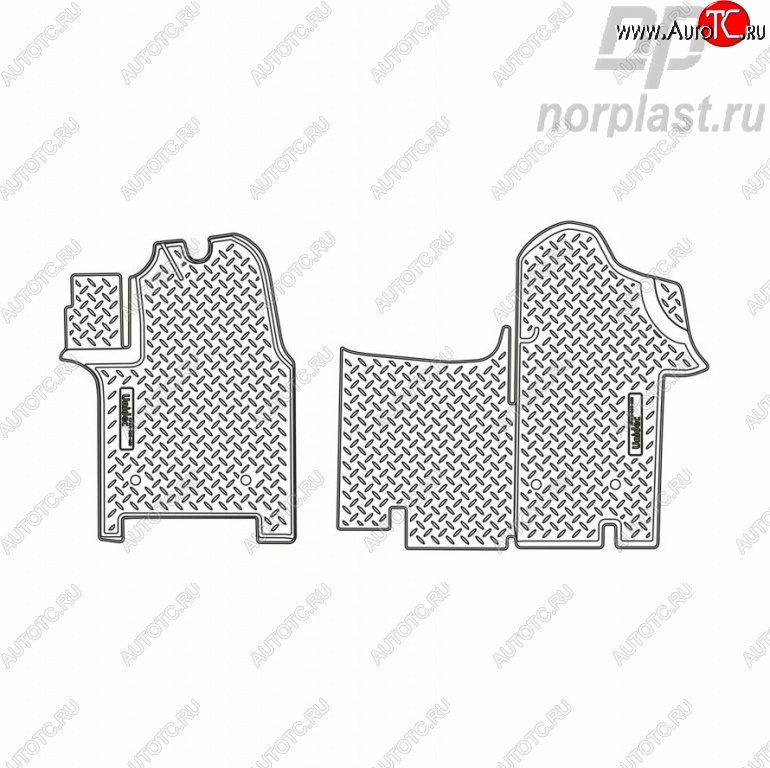 1 839 р. Комплект ковриков в салон Norplast Renault Master FV,JV фургон дорестайлинг (2010-2015)  с доставкой в г. Тамбов