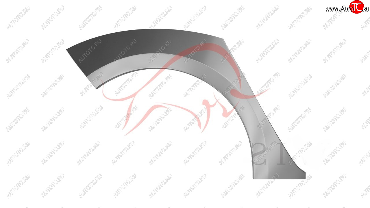 2 189 р. Правая задняя ремонтная арка (внешняя) Wisentbull  Renault Megane  универсал (2016-2024)  дорестайлинг  с доставкой в г. Тамбов