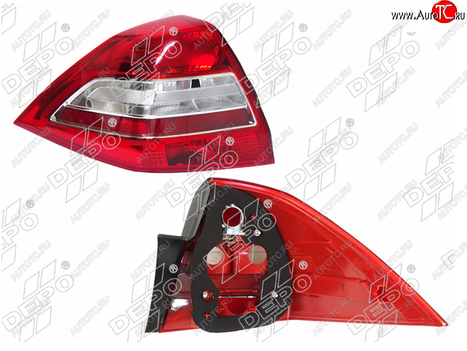 6 849 р. Левый фонарь задний DEPO  Renault Megane  седан (2006-2009)  рестайлинг  с доставкой в г. Тамбов