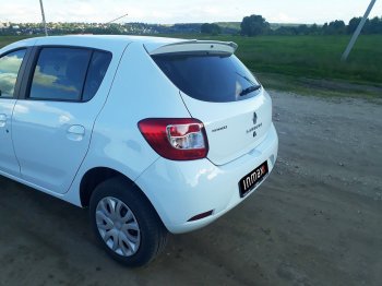 6 499 р. Спойлер INMAX  Renault Sandero  (B8) - Sandero Stepway  (B8) (неокрашенный)  с доставкой в г. Тамбов. Увеличить фотографию 12