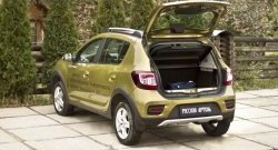 1 749 р. Защитная накладка на задний бампер Stepway RA  Renault Sandero Stepway  (B8) (2014-2018) дорестайлинг  с доставкой в г. Тамбов. Увеличить фотографию 4