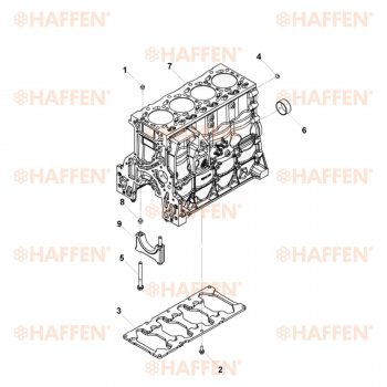 92 999 р. Блок цилиндров ISF 3.8 (Евро 4) HAFFEN ПАЗ 3204 дорестайлинг (2006-2011)  с доставкой в г. Тамбов. Увеличить фотографию 6