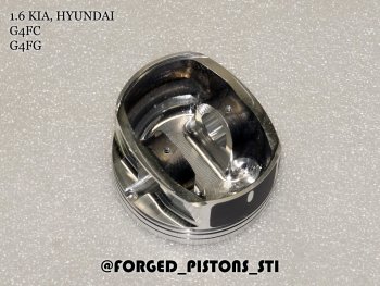 16 999 р. Поршни (1,6 G4FC, G4FG) СТИ  Hyundai Elantra (HD), i20 (PB), I30 (FD), KIA Ceed (1 ED), Cerato (2 TD), Cerato Koup (1 TD), Rio (3 QB) (диаметр поршня: 77.25 мм)  с доставкой в г. Тамбов. Увеличить фотографию 4