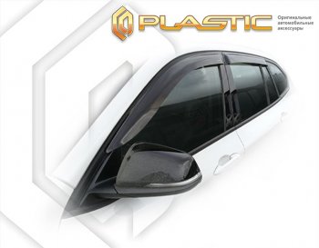 Ветровики дверей CA-Plastic BMW (БМВ) X1 (Икс1)  F48 (2015-2022) F48 дорестайлинг, рестайлинг ()